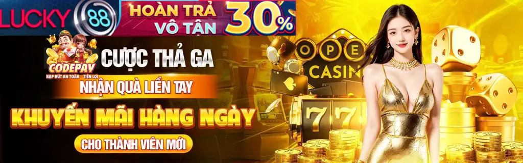 Banner quảng cáo các chương trình khuyến mãi nổ hũ tại KU77